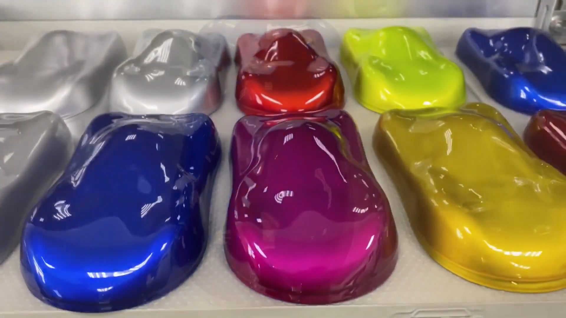 Coated Powder Coating on Car Model